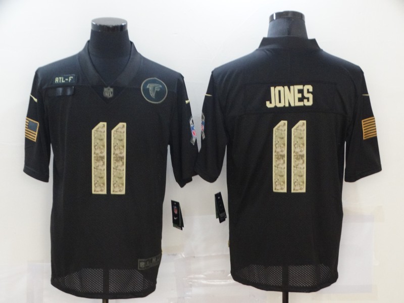 Men's Atlanta Falcons #11 Julio Jones Black Jersey